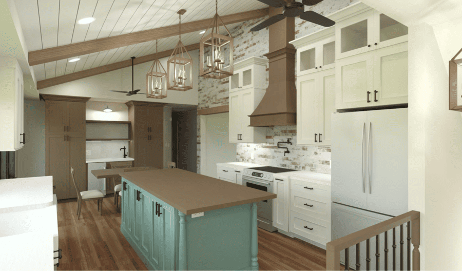 Lancaster Kitchen Remodel Design Rendering