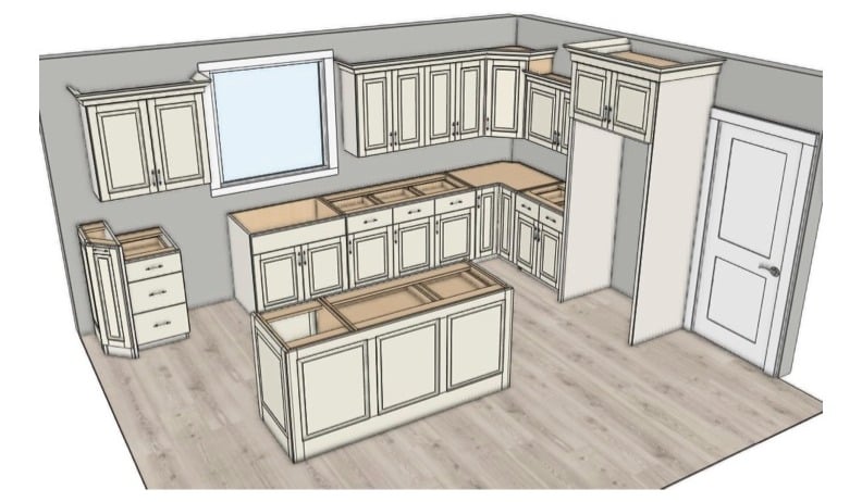 custom cabinetry plans in lancaster kitchen facelift