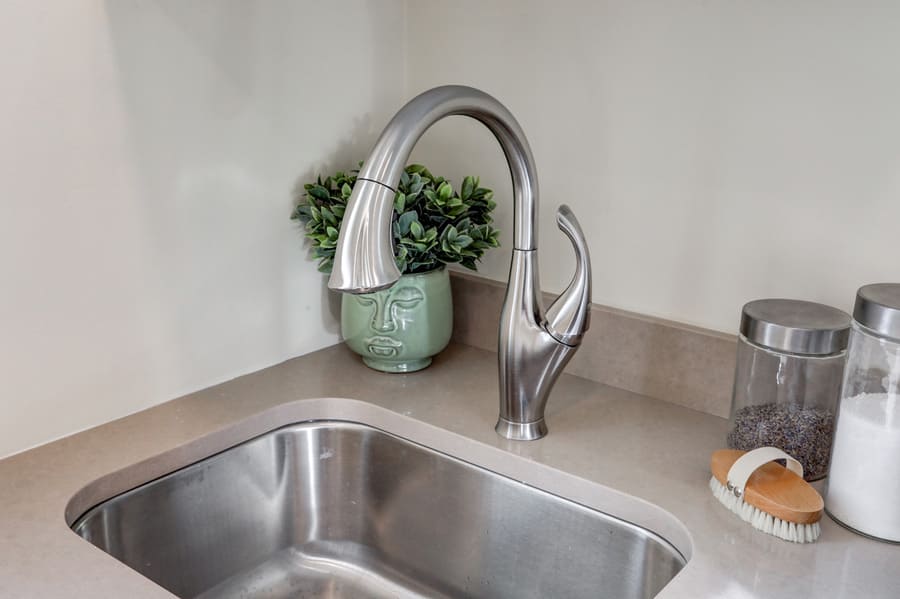 drop in sink in manheim laundry room remodel