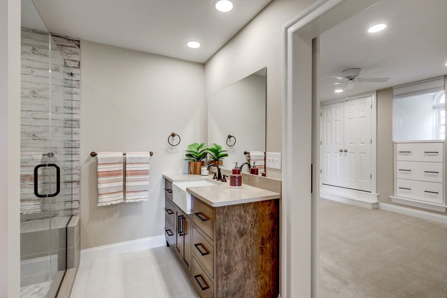 Master bathroom in Manheim Master Suite Remodel