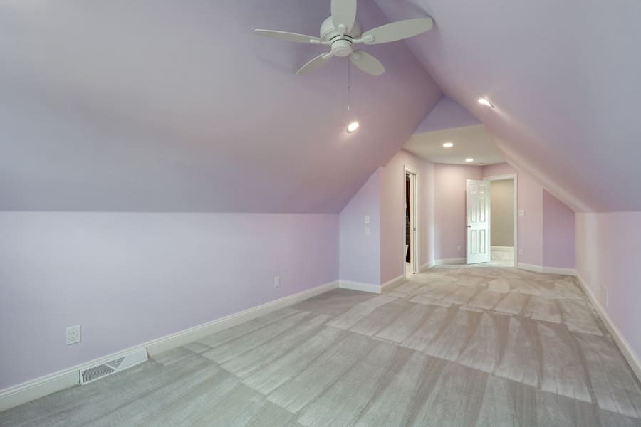 Manheim Bedroom remodel with purple walls