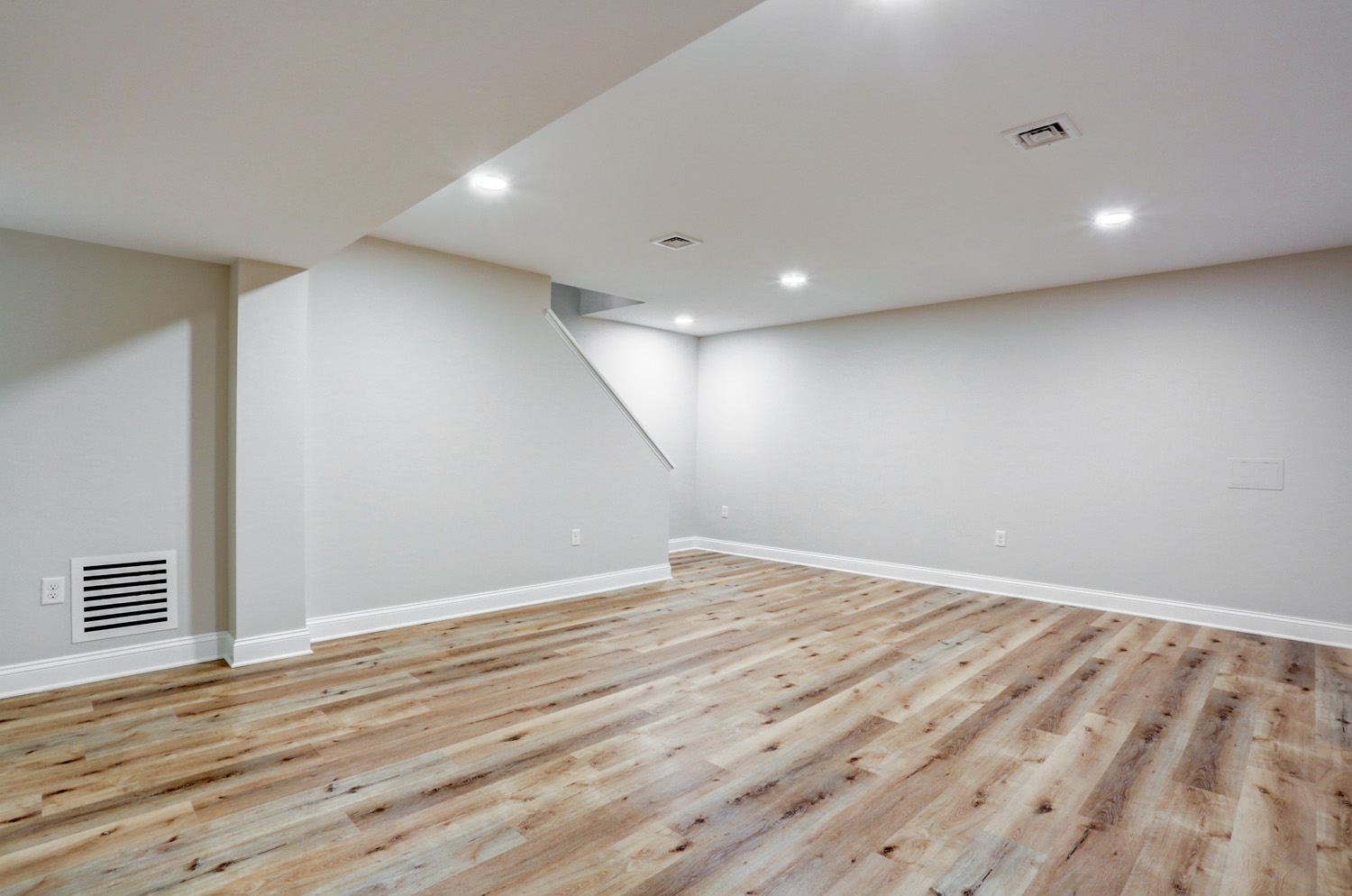 Open Space Lancaster Basement Remodel