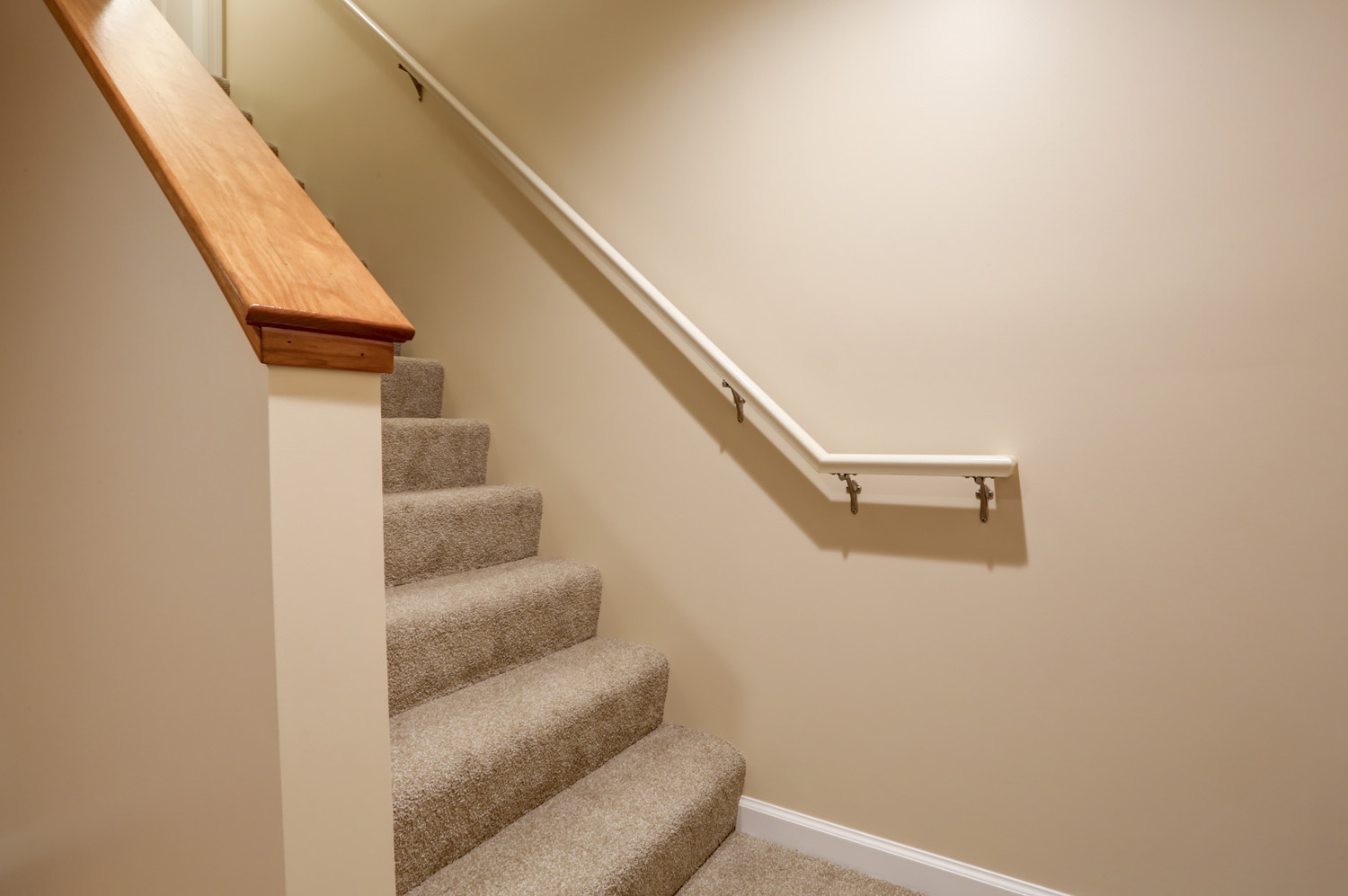 Stairs in Lititz Basement Remodel