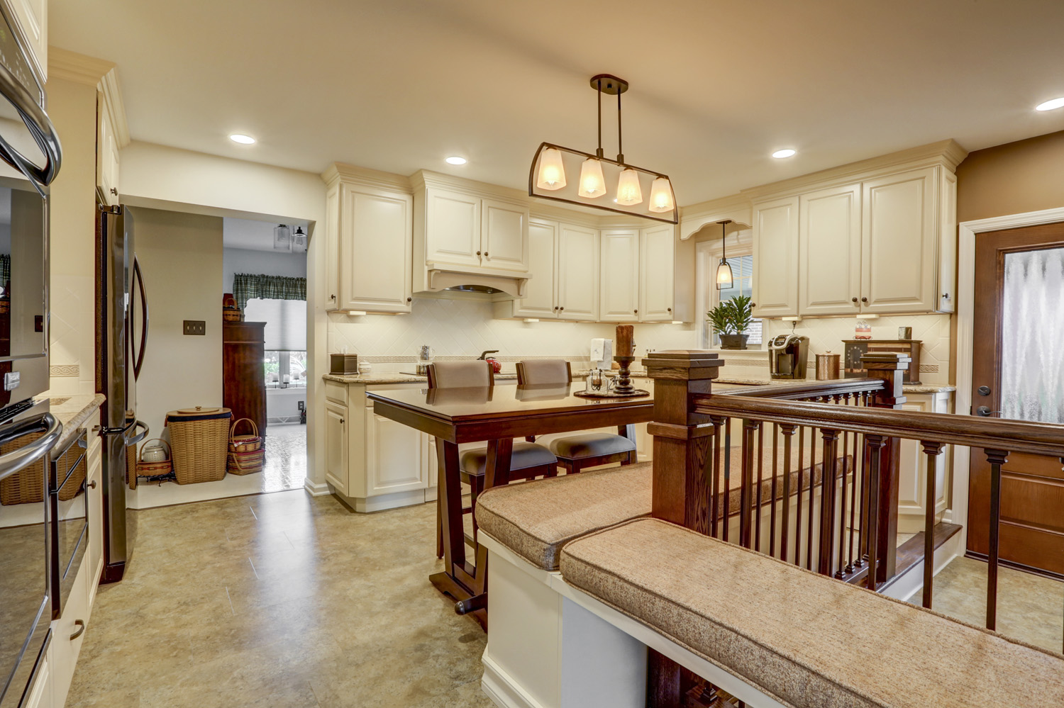 Lancaster Kitchen Remodel with bench seating